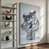 Eternal Love Figure Abstract Wall Art II