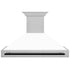 ZLINE 48" Autograph DuraSnow White Range Hood 8654SNZ-WM48-MB