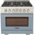 Kucht 36" Freestanding Professional Gas Range KFX3600X-LB