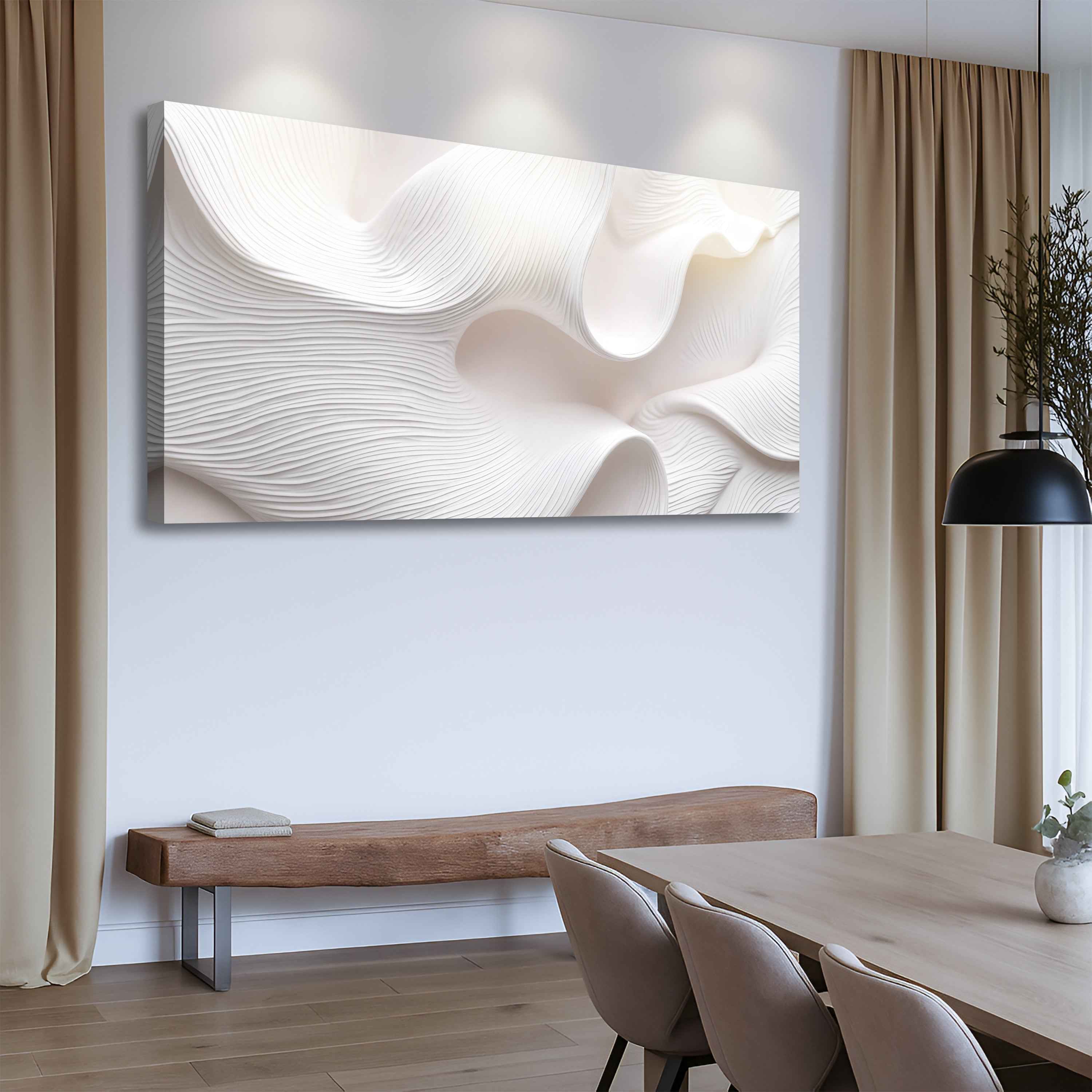 Minimalist Waves Wall Art II