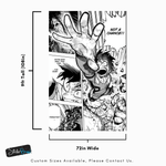 Midoriya Manga Panels Wallpaper Mural. #A1016