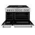 ZLINE 48" Bundle Range RAS-SN-48 & Range Hood 8654SN-48, 2KP-RASSNRH48