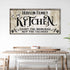 Kitchen Sign X