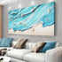 Abstract Aerial View Beach Wall Art