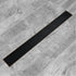 Oil Rubber Bronze Linear shower drain stainless steel material 24 inch with tile insert 2-in-1 cover with hair strainer and adjustment feet