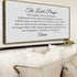 The Lord's Prayer Faith Sign