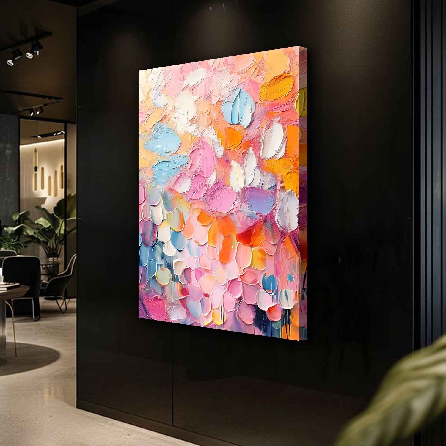 Blooming Rhapsody Abstract Wall Art
