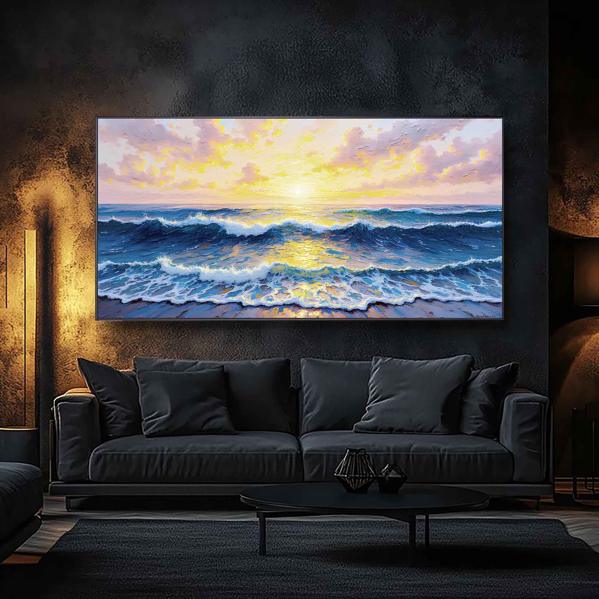 Golden Horizon Wall Art