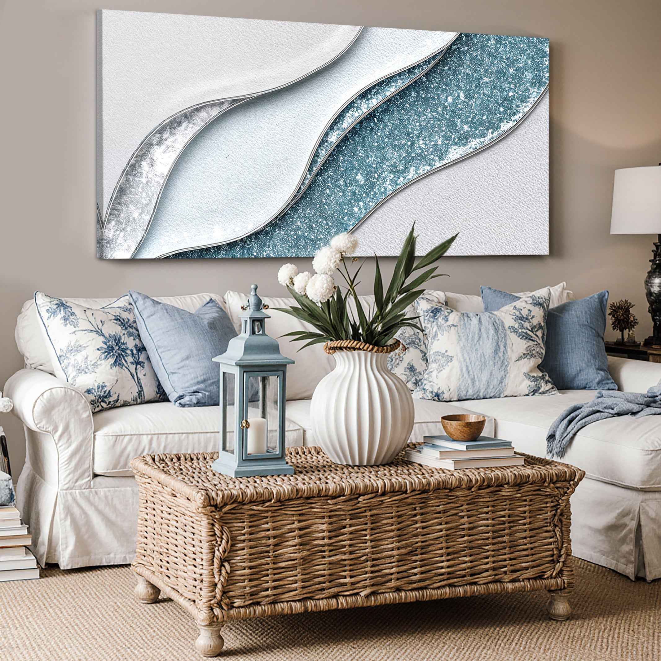 Lighter Waves Wall Art