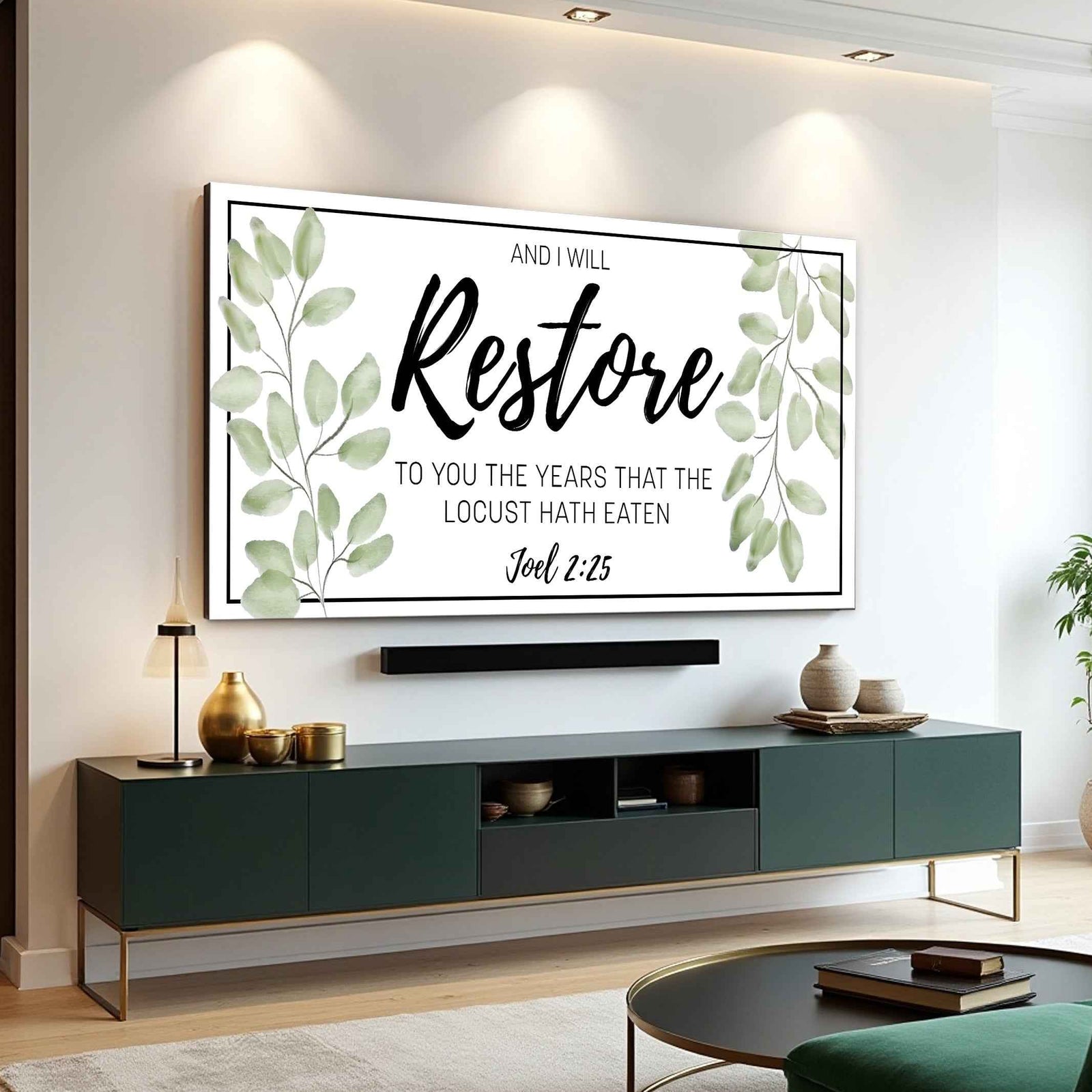 And I Will Restore To You - Joel 2:25 Faith Sign II