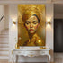 Woman's Golden Serenity Wall Art
