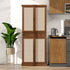 4 Door Storage Cabinet With 1 Drawer, With 4 Adjustable Inner Shelves
