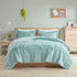 King/Cal King Shaggy Long Fur Comforter Mini Set