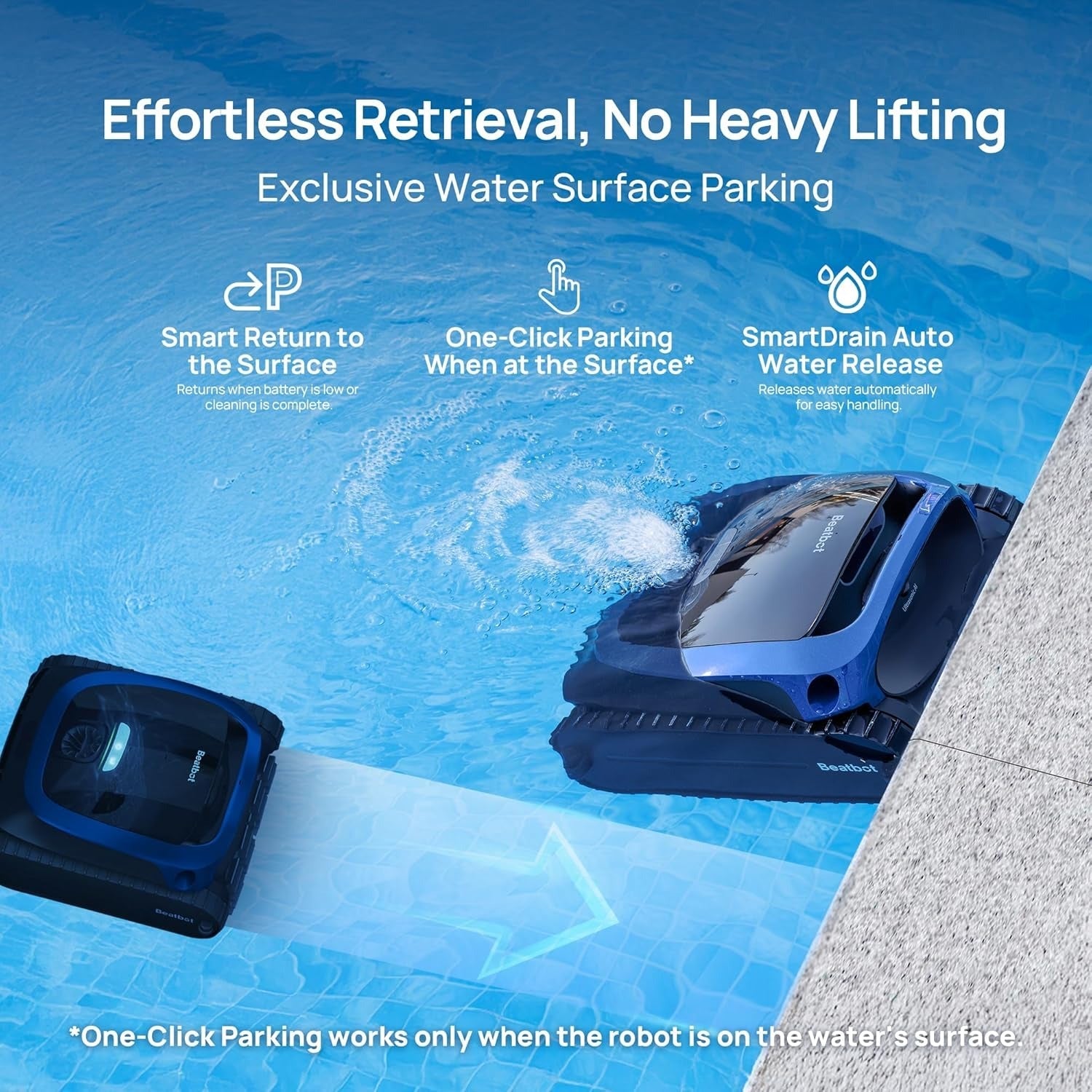 Beatbot AquaSense® 2 Robotic Pool Cleaner + iSkim® Ultra Robotic Pool Skimmer