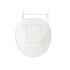 Modern Gable Outdoor Barstool Set of 2 in White