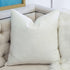 Let It Snow Christmas Throw Pillow with Embroidery - Cotton