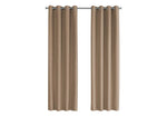 2 Pieces Set Room Darkening Curtain Panels with Grommet - Contemporary Style