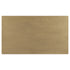 55.1' Wood Coffee Table with Black Legs and Open Storage Shelves