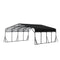 Heavy Duty Carport, All Weather Shelter - Black