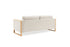 Modern 3-Seater Sofa With Solid Wood Legs