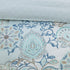 8 Piece Cotton Floral Printed Reversible Comforter Set Blue