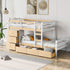 Loft Bunk Bed With Drawers And Ladder