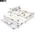 Platform Bed With Storage Headboard, USB, Trundle And 3 Drawers
