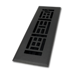 Cast Aluminum Arts & Crafts Vent Cover - Black
