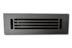 Cast Aluminum Linear Bar Vent Covers - Carbon Gray