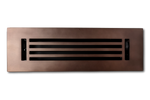 Cast Aluminum Linear Bar Vent Covers - Oil Rubbed Bronze