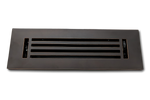 Cast Aluminum Linear Bar Vent Covers - Black