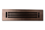 Cast Aluminum Linear Bar Vent Covers - Oil Rubbed Bronze