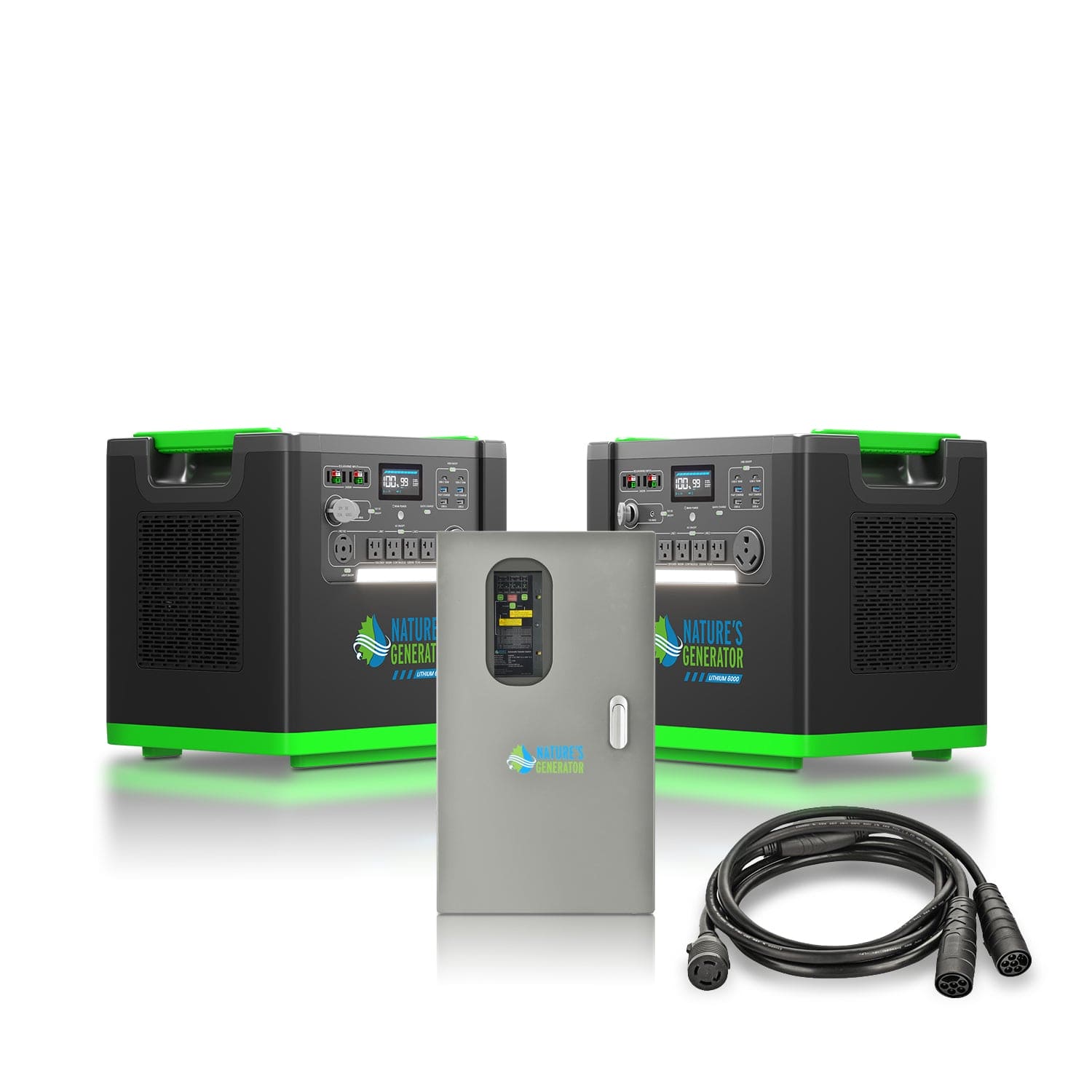 Nature's Generator Lithium 6000 and Transfer Switch