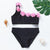 3-16Y Cartoon Two-piece Girls Swimwear Ruffle Swimsuit Bikini Set One Shoulder Beachwear Princess Two Piece Bathing Suit Children Swimwear Girls Swimsuit Bikini Set