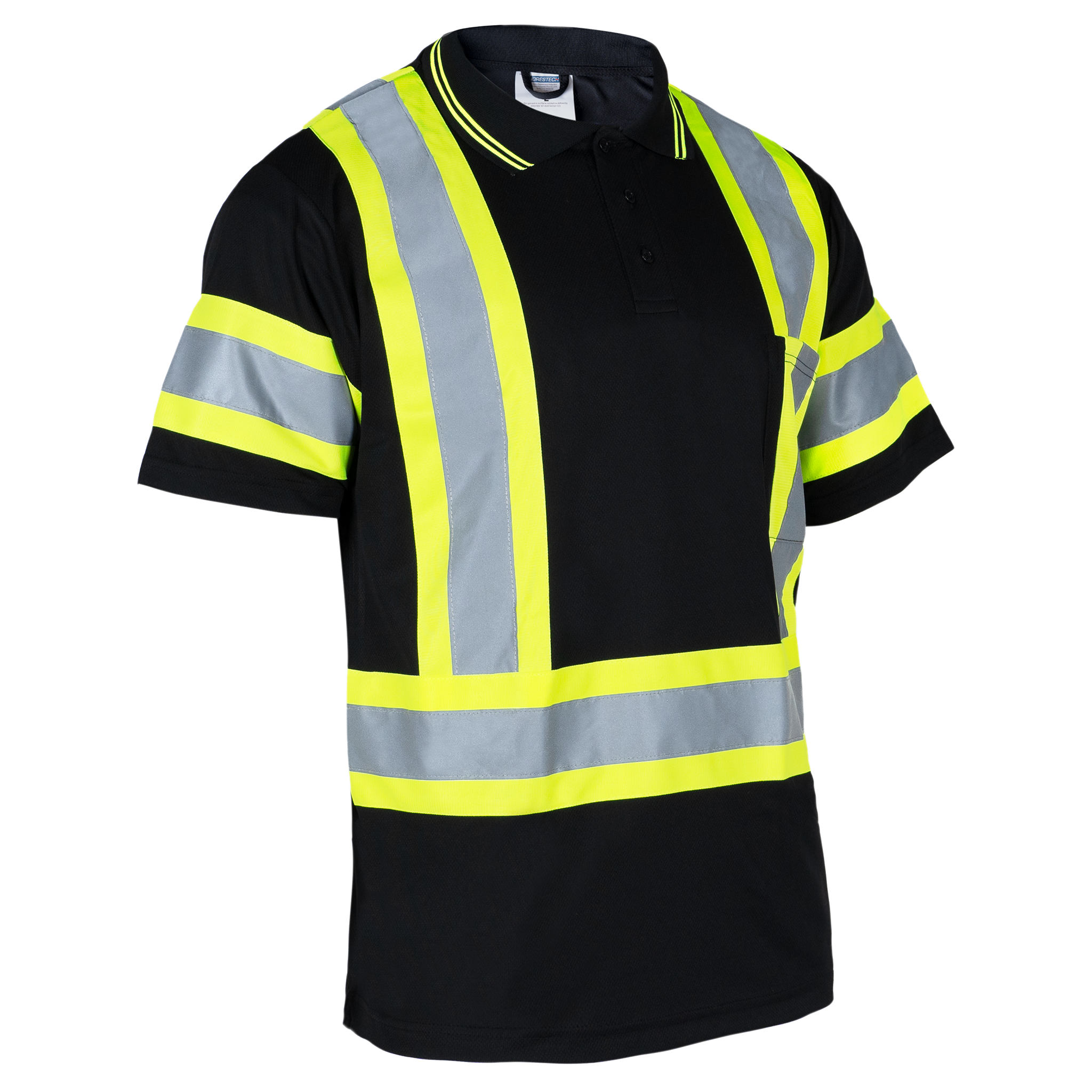 Hi-Vis X-Back Reflective Two-Tone Safety Polo Shirt