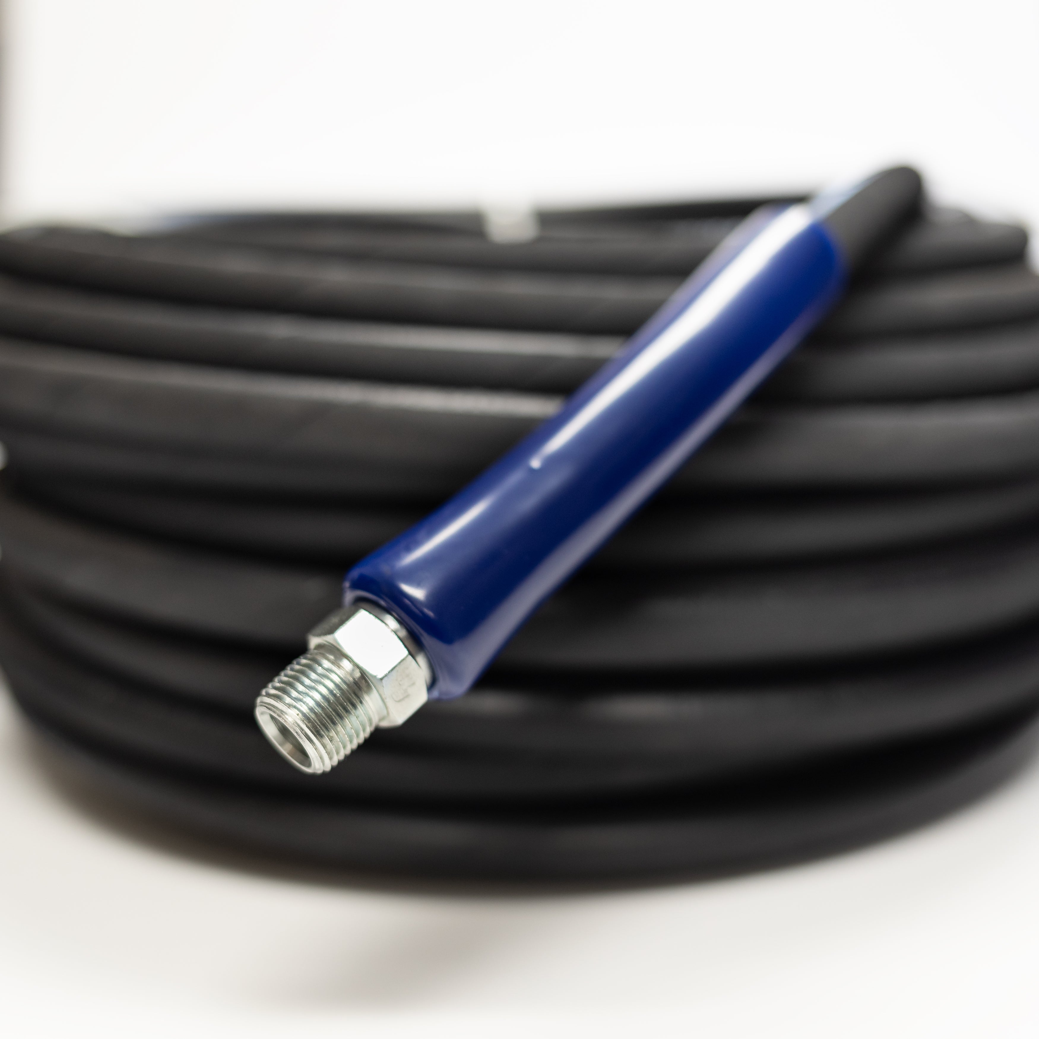 3/8" x 100' Black Cover | 4,200 PSI Pressure Washer Hose Assembly