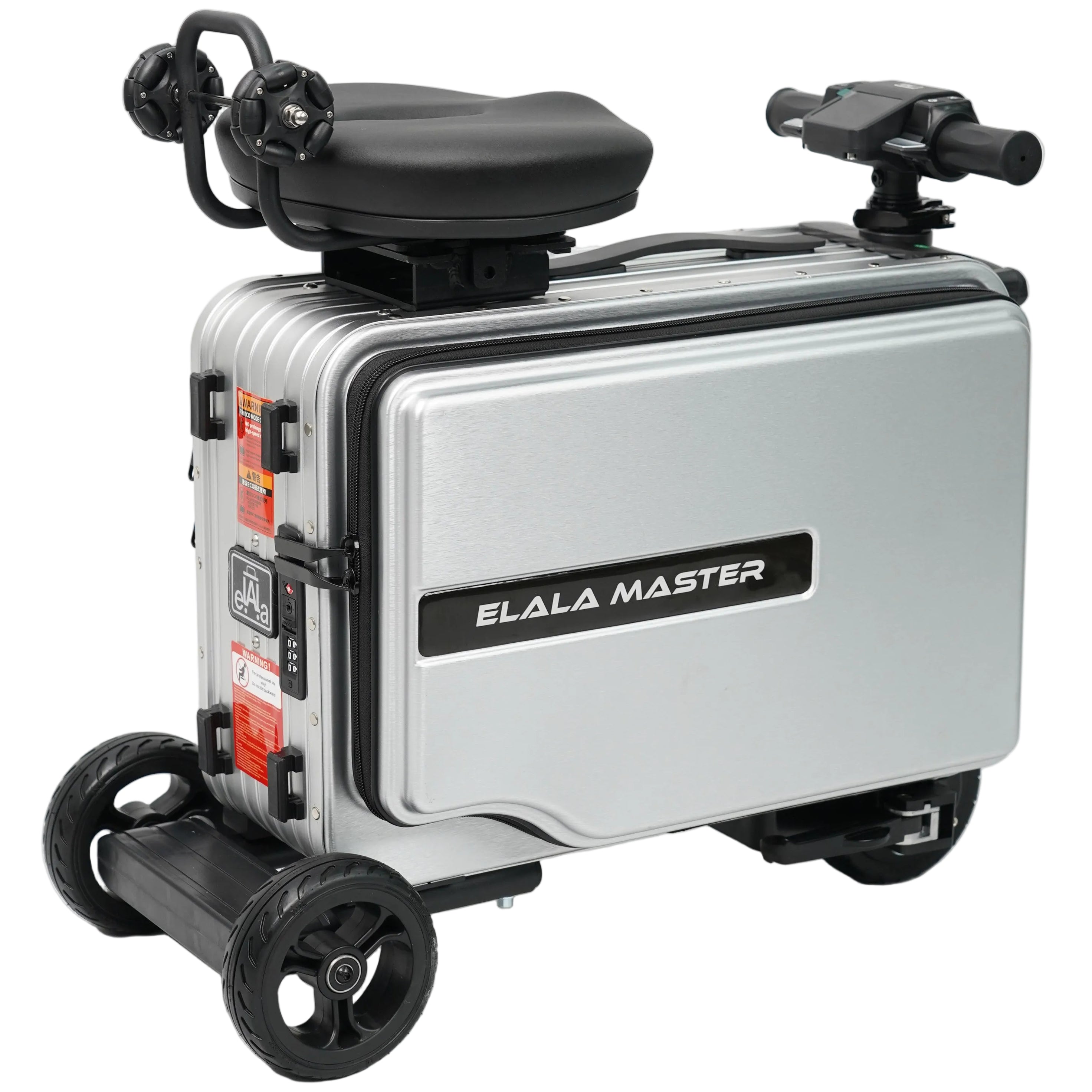 Elala Master - Silver Motorized Suitcase