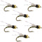 Beadhead Olive 3 Dollar Dip Serendipity Wet Fly Fishing Flies - 6 Flies Hook Size 18