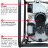 3 Inch Trash Water Pump 375 GPM 8 HP GX240 powered by Honda Portable Utility X-Series