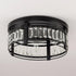 3-Light Modern Crystal Flush Mount Ceiling Light
