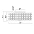 3-Light Modern LED Flush Mount Light with Crystal