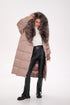 Rei Silver Fox Fully Lined Hood Down Coat in Blush