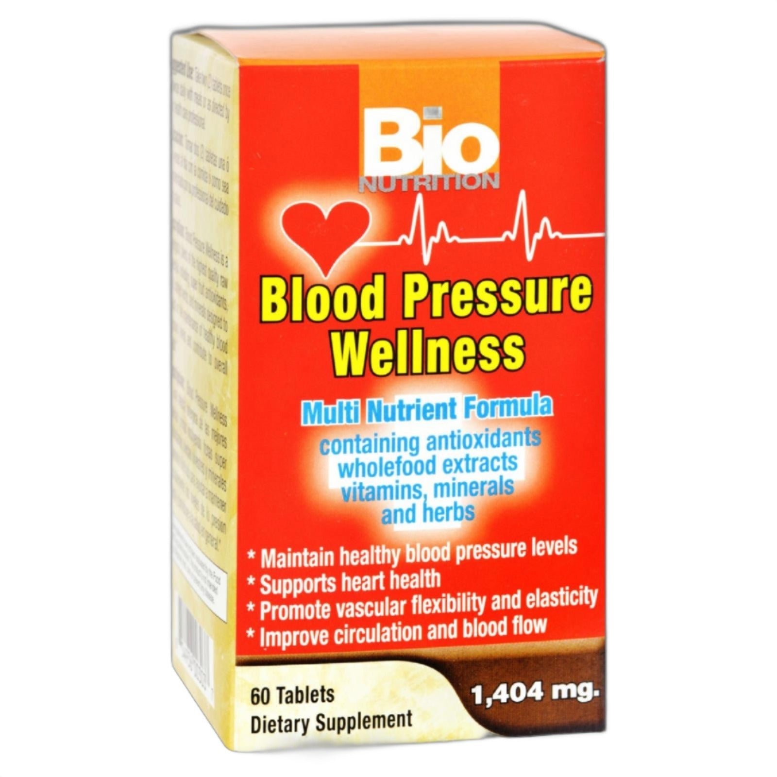 Bio Nutrition Blood Pressure Wellness Tablets (60 ct)