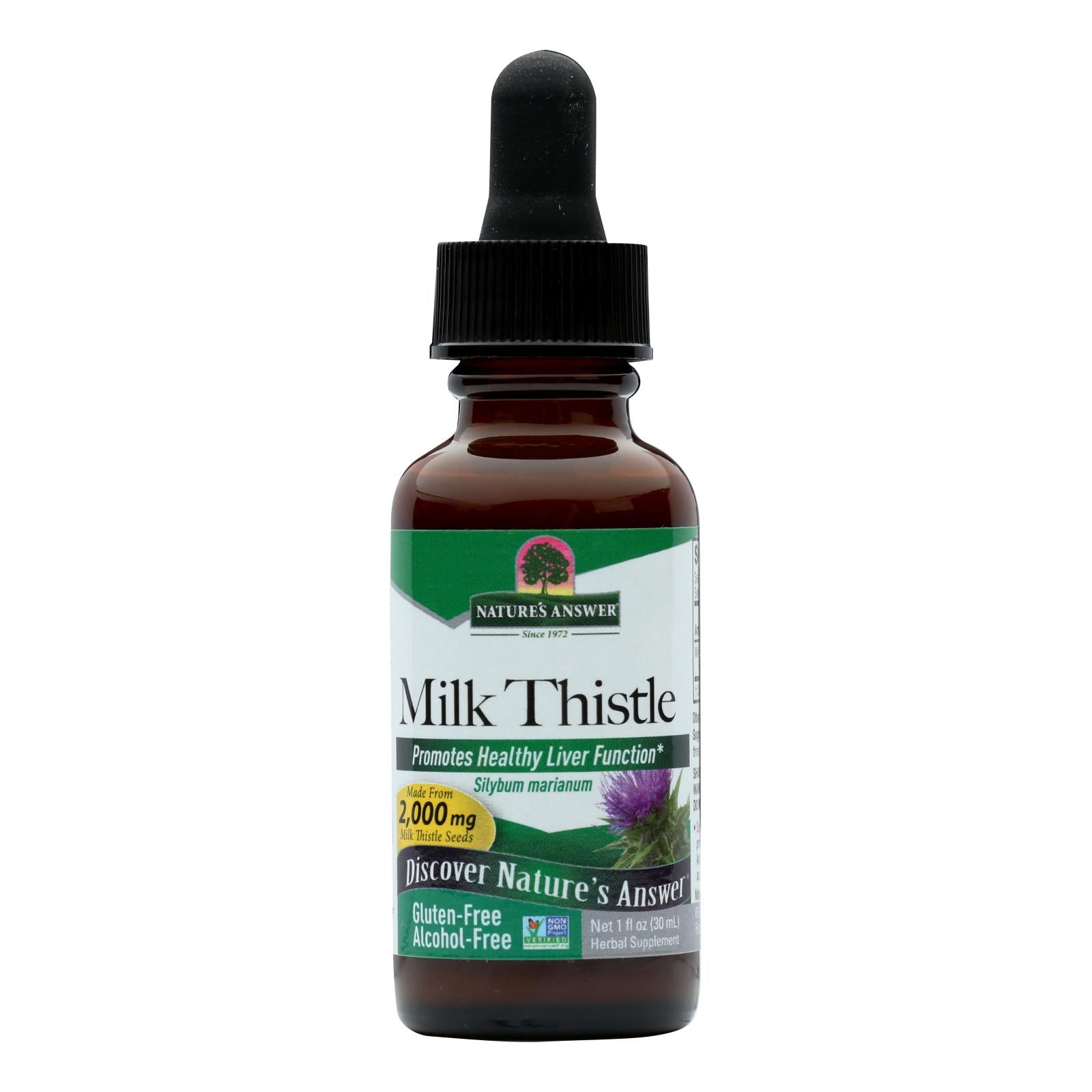 Nature's Answer Milk Thistle Seed Alcohol-Free