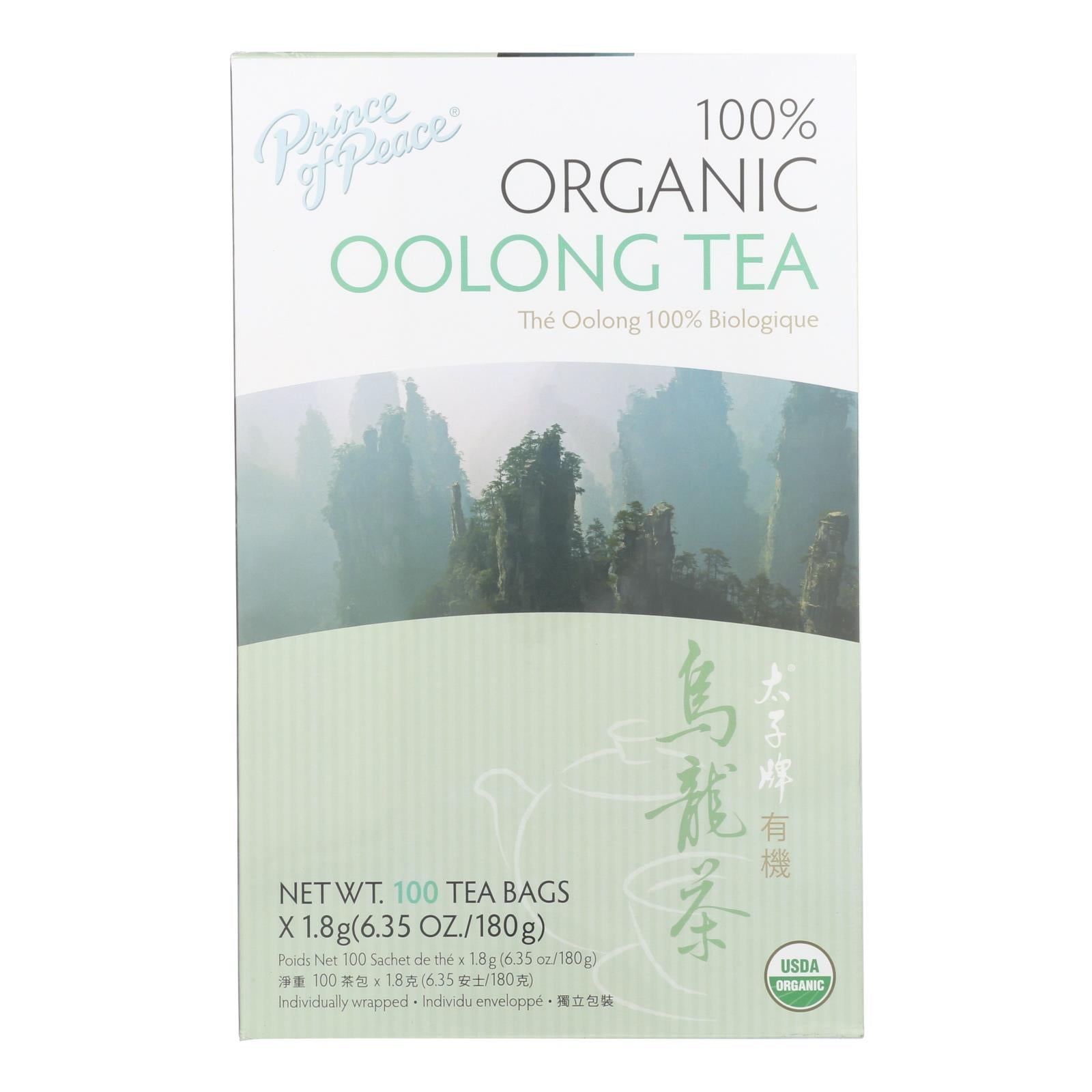 Prince of Peace Organic Oolong Tea, 100 Count