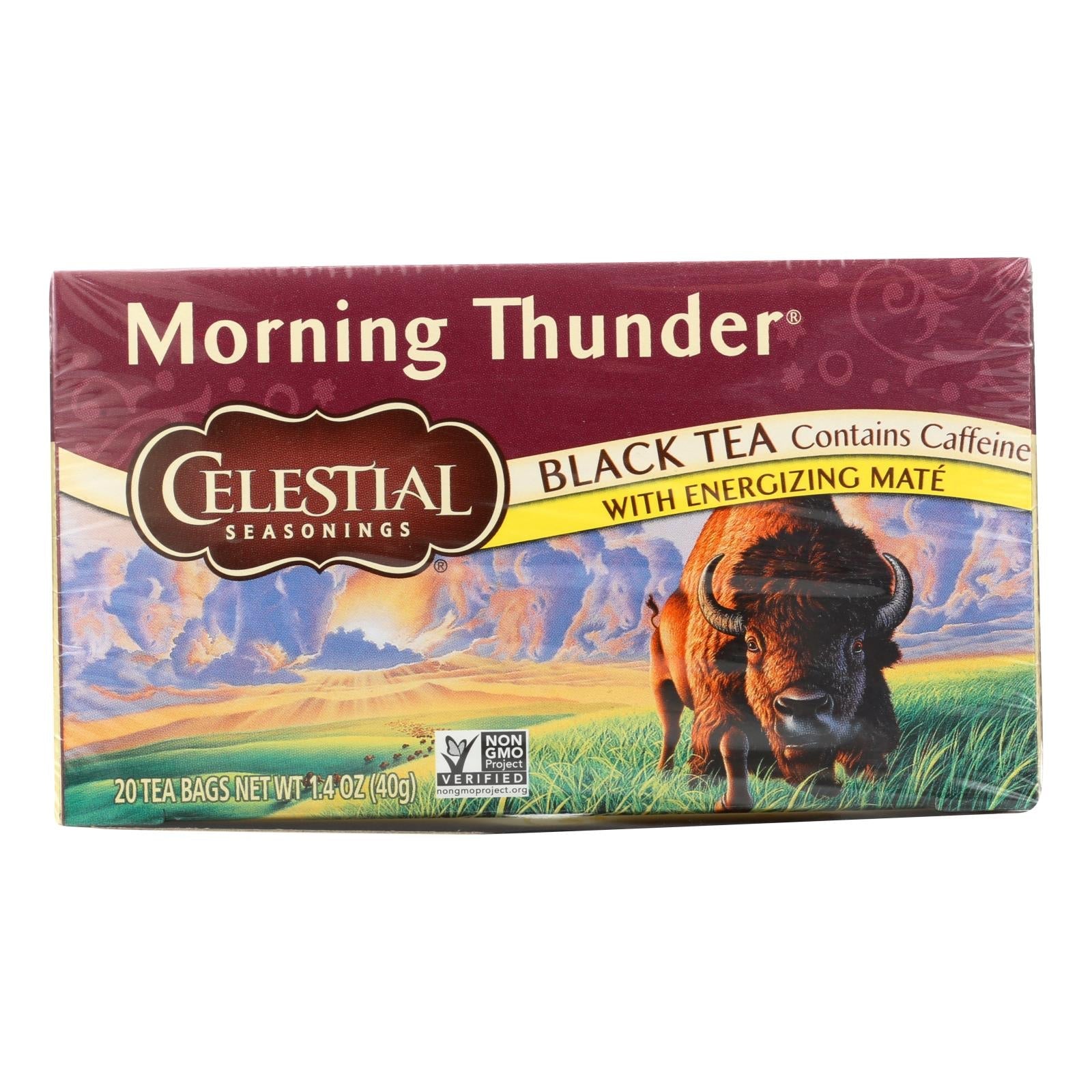 Celestial Seasonings Morning Thunder Black Tea Bags, 120 Count