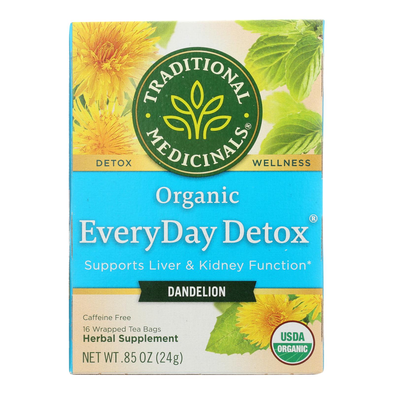 Traditional Medicinals Organic Everyday Detox Tea (16 Bags)