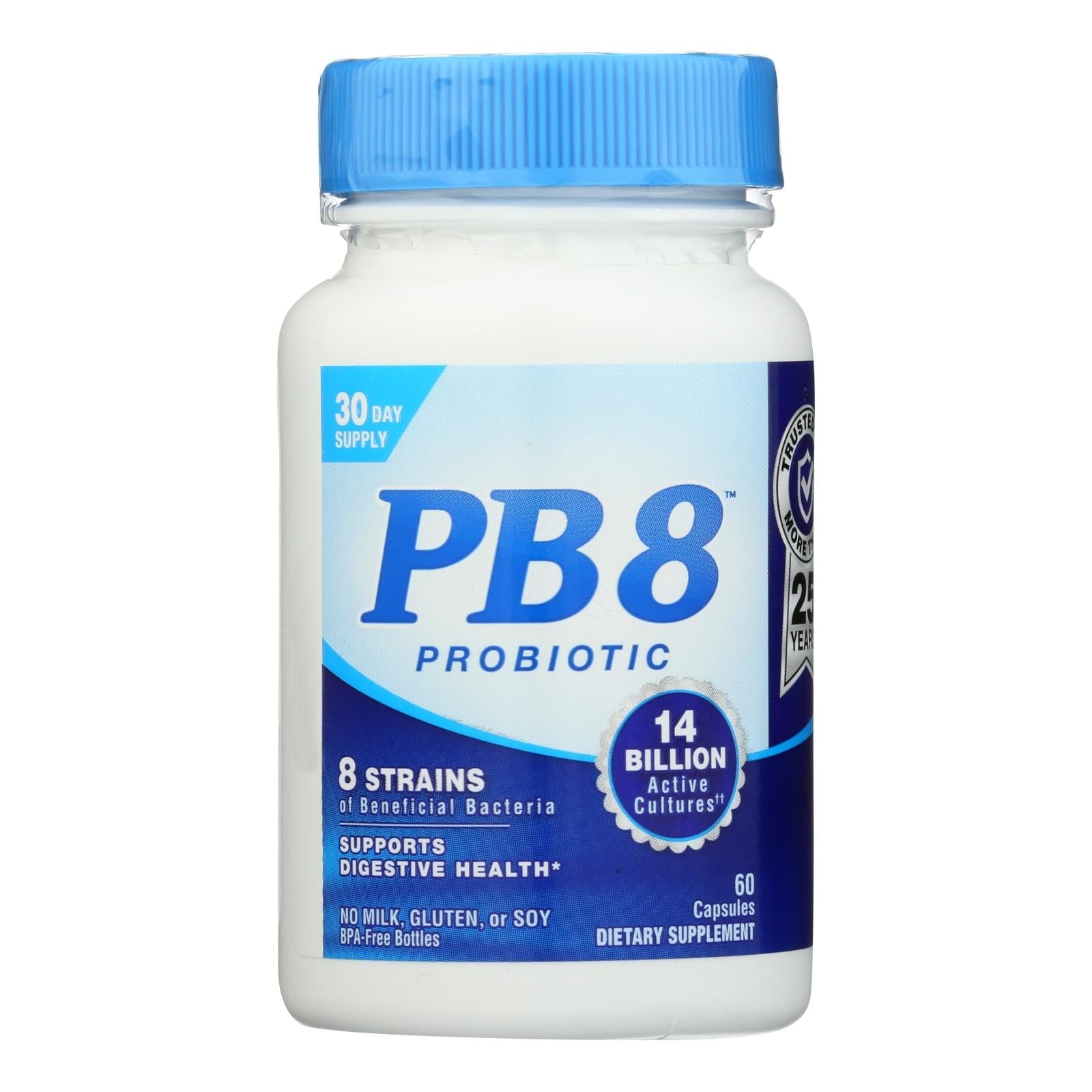 Nutrition Now PB 8 Pro-Biotic Acidophilus for Life, Supports Immune Health, 60 Capsules
