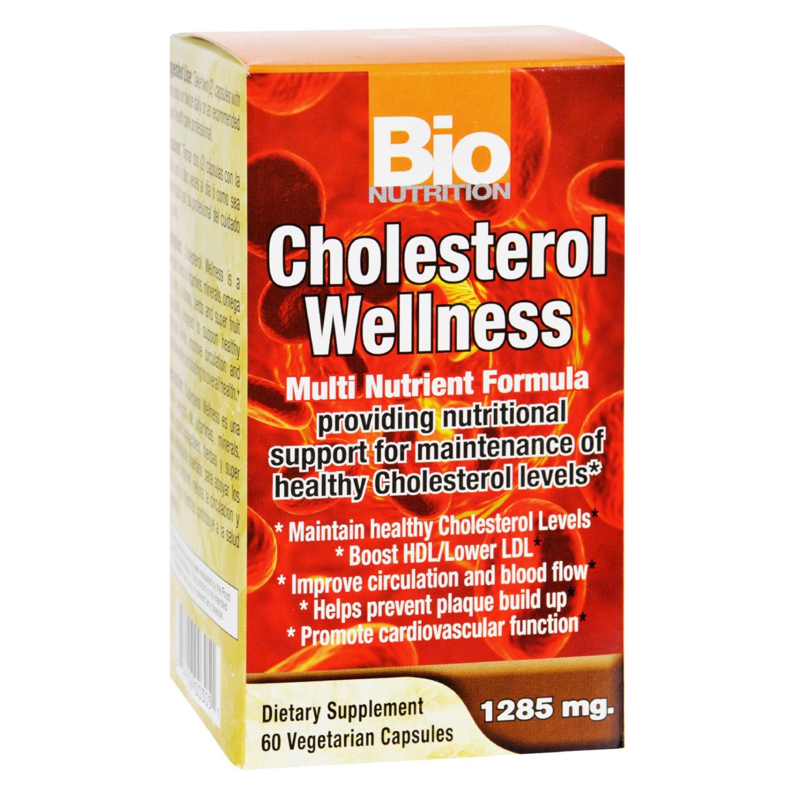 Bio Nutrition Cholesterol Well-being Supplement - 60 Capsules