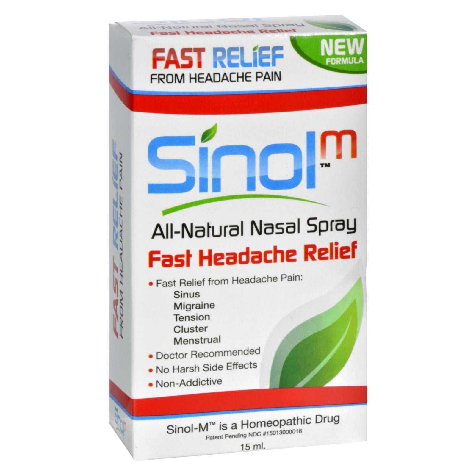 Sinol Headache Relief Nasal Spray (15 Fl Oz)